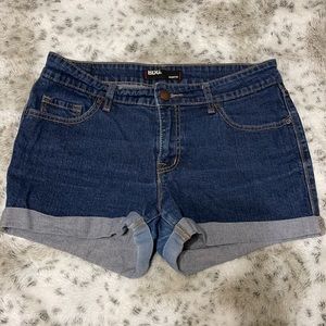 BDG dark blue denim shorts size 31. Shortie style